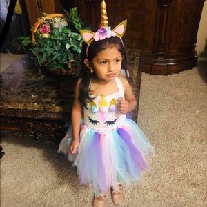 Unicorn tutu  dress